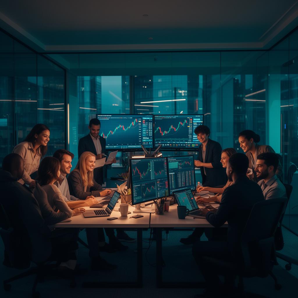 Gato team collaborating in a modern office